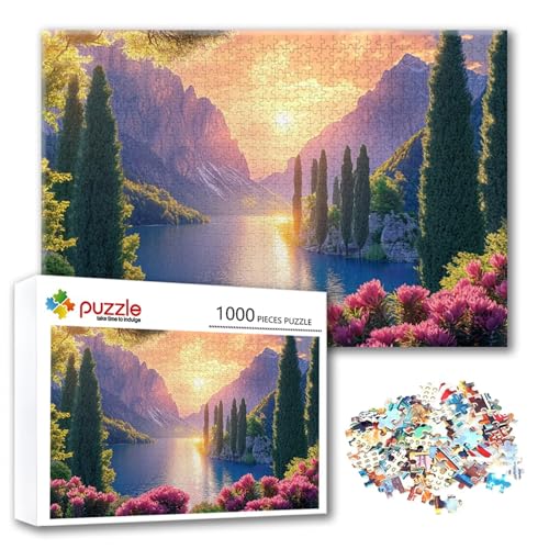 Puzzle 4000 Teile Landschaft, Puzzle Erwachsene 4000 Teile Berg, Klassische Holzpuzzles 140 x 87 cm, Lernspiel Herausforderung Spielzeug, Zimmer Wanddeko, Einzigartiges Geschenk für Frauen/Männer J-2 Puzzle 4000 Teile Landschaft, Puzzle Erwachsene 4000 Teile Berg, Klassische Holzpuzzles 140 x 87 cm, Lernspiel Herausforderung Spielzeug, Zimmer Wanddeko, Einzigartiges Geschenk für Frauen/Männer J-2 von FeiPride