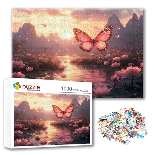 Puzzle 4000 Teile Landschaft, Puzzle Erwachsene 4000 Teile Schmetterling, Klassische Holzpuzzles 140 x 87 cm, Lernspiel Herausforderung Spielzeug, Moderne Zimmer Wanddeko, Geschenk für Frauen O-2 Puzzle 4000 Teile Landschaft, Puzzle Erwachsene 4000 Teile Schmetterling, Klassische Holzpuzzles 140 x 87 cm, Lernspiel Herausforderung Spielzeug, Moderne Zimmer Wanddeko, Geschenk für Frauen O-2 von FeiPride