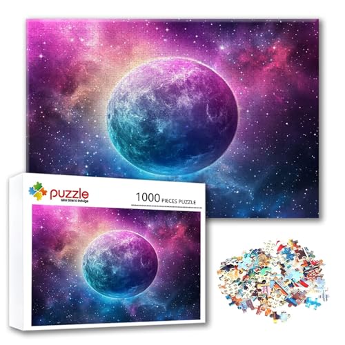 Puzzle 4000 Teile Mond, Puzzle Erwachsene 4000 Teile Sternenhimmel, Klassische Holzpuzzles 140 x 87 cm, Lernspiel Herausforderung Spielzeug, Moderne Zimmer Wanddeko, Geschenk für Frauen/Männer Z-2 Puzzle 4000 Teile Mond, Puzzle Erwachsene 4000 Teile Sternenhimmel, Klassische Holzpuzzles 140 x 87 cm, Lernspiel Herausforderung Spielzeug, Moderne Zimmer Wanddeko, Geschenk für Frauen/Männer Z-2 von FeiPride