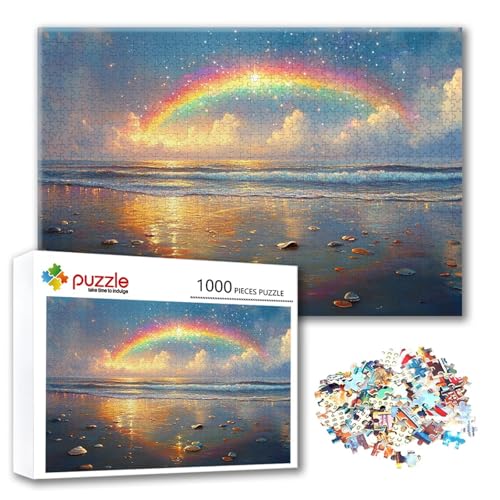 Puzzle 4000 Teile Regenbogen, Puzzle Erwachsene 4000 Teile Landschaft, Klassische Holzpuzzles 140 x 87 cm, Lernspiel Herausforderung Spielzeug, Moderne Zimmer Wanddeko, Geschenk für Frauen/Männer P-0 Puzzle 4000 Teile Regenbogen, Puzzle Erwachsene 4000 Teile Landschaft, Klassische Holzpuzzles 140 x 87 cm, Lernspiel Herausforderung Spielzeug, Moderne Zimmer Wanddeko, Geschenk für Frauen/Männer P-0 von FeiPride