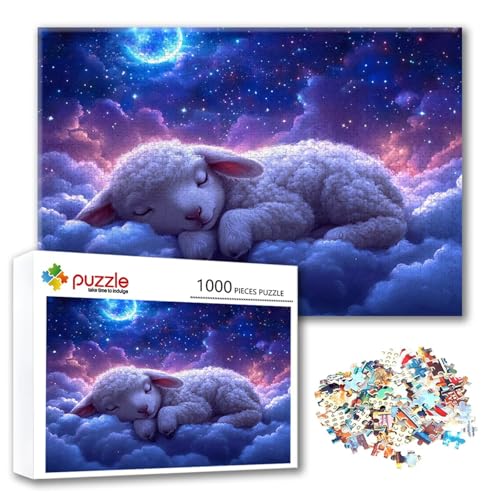 Puzzle 4000 Teile Schaf, Puzzle Erwachsene 4000 Teile Tier, Klassische Holzpuzzles 140 x 87 cm, Lernspiel Herausforderung Spielzeug, Zimmer Wanddeko, Einzigartiges Geschenk für Frauen/Männer M-6 Puzzle 4000 Teile Schaf, Puzzle Erwachsene 4000 Teile Tier, Klassische Holzpuzzles 140 x 87 cm, Lernspiel Herausforderung Spielzeug, Zimmer Wanddeko, Einzigartiges Geschenk für Frauen/Männer M-6 von FeiPride
