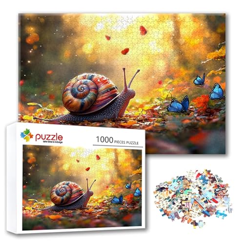 Puzzle 4000 Teile Schnecken, Puzzle Erwachsene 4000 Teile Tier, Klassische Holzpuzzles 140 x 87 cm, Lernspiel Herausforderung Spielzeug, Zimmer Wanddeko, Einzigartiges Geschenk für Frauen/Männer J-4 Puzzle 4000 Teile Schnecken, Puzzle Erwachsene 4000 Teile Tier, Klassische Holzpuzzles 140 x 87 cm, Lernspiel Herausforderung Spielzeug, Zimmer Wanddeko, Einzigartiges Geschenk für Frauen/Männer J-4 von FeiPride