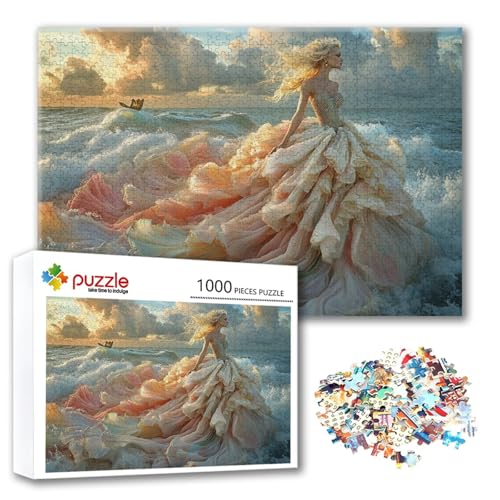 Puzzle 4000 Teile Schönheit, Puzzle Erwachsene 4000 Teile Meer, Klassische Holzpuzzles 140 x 87 cm, Lernspiel Herausforderung Spielzeug, Zimmer Wanddeko, Einzigartiges Geschenk für Frauen/Männer T-4 Puzzle 4000 Teile Schönheit, Puzzle Erwachsene 4000 Teile Meer, Klassische Holzpuzzles 140 x 87 cm, Lernspiel Herausforderung Spielzeug, Zimmer Wanddeko, Einzigartiges Geschenk für Frauen/Männer T-4 von FeiPride