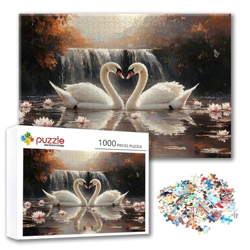 Puzzle 4000 Teile Schwan, Puzzle Erwachsene 4000 Teile Tier, Klassische Holzpuzzles 140 x 87 cm, Lernspiel Herausforderung Spielzeug, Zimmer Wanddeko, Einzigartiges Geschenk für Frauen/Männer G-0 Puzzle 4000 Teile Schwan, Puzzle Erwachsene 4000 Teile Tier, Klassische Holzpuzzles 140 x 87 cm, Lernspiel Herausforderung Spielzeug, Zimmer Wanddeko, Einzigartiges Geschenk für Frauen/Männer G-0 von FeiPride