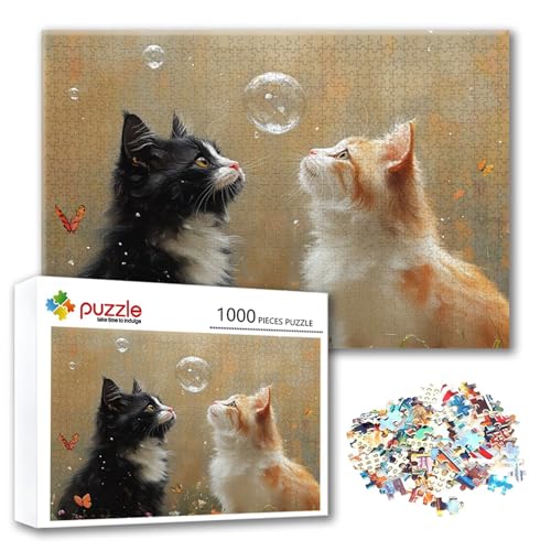 Puzzle 4000 Teile Tier, Puzzle Erwachsene 4000 Teile Katze, Klassische Holzpuzzles 140 x 87 cm, Lernspiel Herausforderung Spielzeug, Zimmer Wanddeko, Einzigartiges Geschenk für Frauen/Männer J-6 Puzzle 4000 Teile Tier, Puzzle Erwachsene 4000 Teile Katze, Klassische Holzpuzzles 140 x 87 cm, Lernspiel Herausforderung Spielzeug, Zimmer Wanddeko, Einzigartiges Geschenk für Frauen/Männer J-6 von FeiPride