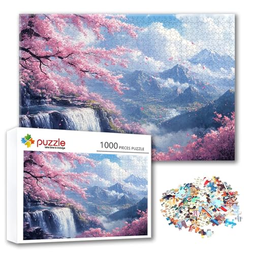 Puzzle 500 Teile Baum, Puzzle Erwachsene 500 Teile Landschaft, Klassische Holzpuzzles 52 x 38 cm, Lernspiel Herausforderung Spielzeug, Zimmer Wanddeko, Einzigartiges Geschenk für Frauen/Männer F-1 Puzzle 500 Teile Baum, Puzzle Erwachsene 500 Teile Landschaft, Klassische Holzpuzzles 52 x 38 cm, Lernspiel Herausforderung Spielzeug, Zimmer Wanddeko, Einzigartiges Geschenk für Frauen/Männer F-1 von FeiPride