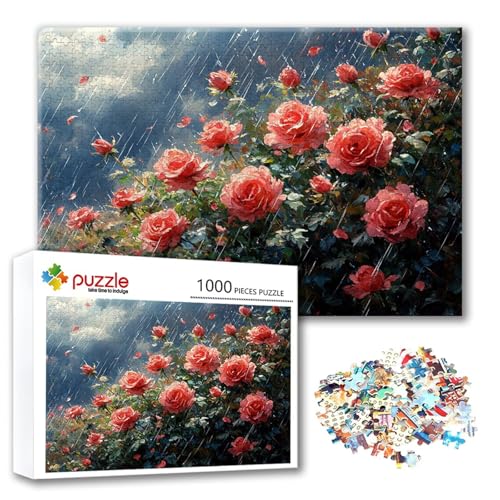 Puzzle 500 Teile Blume, Puzzle Erwachsene 500 Teile Landschaft, Klassische Holzpuzzles 52 x 38 cm, Lernspiel Herausforderung Spielzeug, Zimmer Wanddeko, Einzigartiges Geschenk für Frauen/Männer E-8 Puzzle 500 Teile Blume, Puzzle Erwachsene 500 Teile Landschaft, Klassische Holzpuzzles 52 x 38 cm, Lernspiel Herausforderung Spielzeug, Zimmer Wanddeko, Einzigartiges Geschenk für Frauen/Männer E-8 von FeiPride
