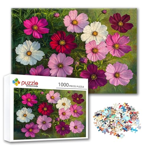 Puzzle 500 Teile Blume, Puzzle Erwachsene 500 Teile Landschaft, Klassische Holzpuzzles 52 x 38 cm, Lernspiel Herausforderung Spielzeug, Zimmer Wanddeko, Einzigartiges Geschenk für Frauen/Männer L-8 Puzzle 500 Teile Blume, Puzzle Erwachsene 500 Teile Landschaft, Klassische Holzpuzzles 52 x 38 cm, Lernspiel Herausforderung Spielzeug, Zimmer Wanddeko, Einzigartiges Geschenk für Frauen/Männer L-8 von FeiPride