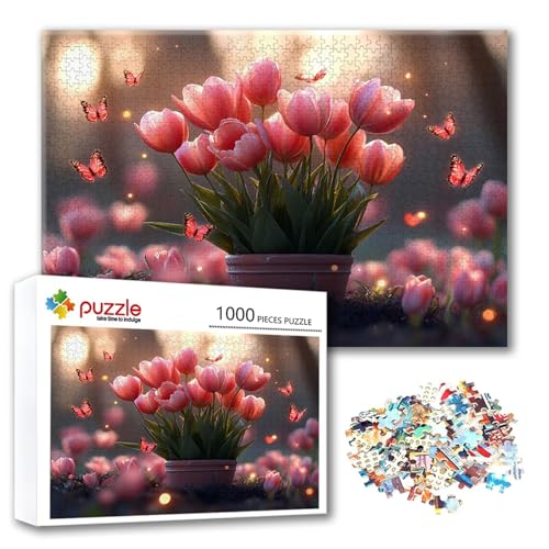 Puzzle 500 Teile Blume, Puzzle Erwachsene 500 Teile Schmetterling, Klassische Holzpuzzles 52 x 38 cm, Lernspiel Herausforderung Spielzeug, Moderne Zimmer Wanddeko, Geschenk für Frauen/Männer Y-7 Puzzle 500 Teile Blume, Puzzle Erwachsene 500 Teile Schmetterling, Klassische Holzpuzzles 52 x 38 cm, Lernspiel Herausforderung Spielzeug, Moderne Zimmer Wanddeko, Geschenk für Frauen/Männer Y-7 von FeiPride