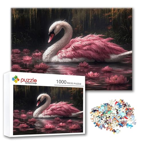 Puzzle 500 Teile Blume, Puzzle Erwachsene 500 Teile Schwan, Klassische Holzpuzzles 52 x 38 cm, Lernspiel Herausforderung Spielzeug, Zimmer Wanddeko, Einzigartiges Geschenk für Frauen/Männer G-1 Puzzle 500 Teile Blume, Puzzle Erwachsene 500 Teile Schwan, Klassische Holzpuzzles 52 x 38 cm, Lernspiel Herausforderung Spielzeug, Zimmer Wanddeko, Einzigartiges Geschenk für Frauen/Männer G-1 von FeiPride