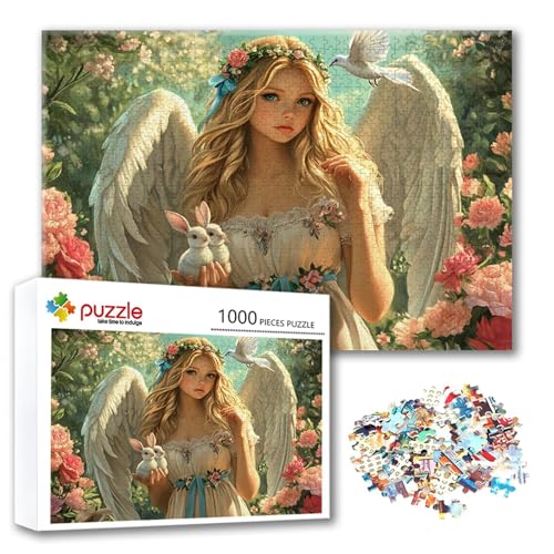 Puzzle 500 Teile Engel, Puzzle Erwachsene 500 Teile Mädchen, Klassische Holzpuzzles 52 x 38 cm, Lernspiel Herausforderung Spielzeug, Zimmer Wanddeko, Einzigartiges Geschenk für Frauen/Männer C-0 Puzzle 500 Teile Engel, Puzzle Erwachsene 500 Teile Mädchen, Klassische Holzpuzzles 52 x 38 cm, Lernspiel Herausforderung Spielzeug, Zimmer Wanddeko, Einzigartiges Geschenk für Frauen/Männer C-0 von FeiPride