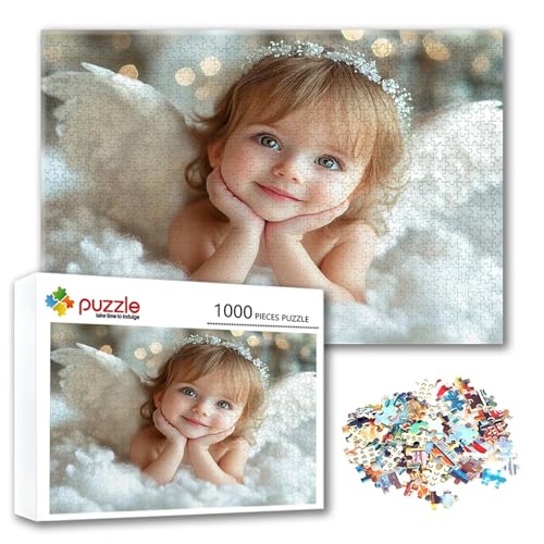 Puzzle 500 Teile Engel, Puzzle Erwachsene 500 Teile Mädchen, Klassische Holzpuzzles 52 x 38 cm, Lernspiel Herausforderung Spielzeug, Zimmer Wanddeko, Einzigartiges Geschenk für Frauen/Männer L-4 von FeiPride