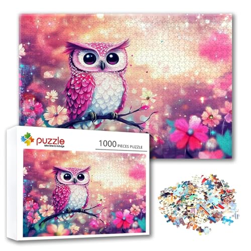Puzzle 500 Teile Eule, Puzzle Erwachsene 500 Teile Tier, Klassische Holzpuzzles 52 x 38 cm, Lernspiel Herausforderung Spielzeug, Moderne Zimmer Wanddeko, Einzigartiges Geschenk für Frauen/Männer Z-3 Puzzle 500 Teile Eule, Puzzle Erwachsene 500 Teile Tier, Klassische Holzpuzzles 52 x 38 cm, Lernspiel Herausforderung Spielzeug, Moderne Zimmer Wanddeko, Einzigartiges Geschenk für Frauen/Männer Z-3 von FeiPride