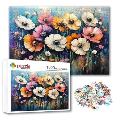 Puzzle 500 Teile Farbe, Puzzle Erwachsene 500 Teile Blume, Klassische Holzpuzzles 52 x 38 cm, Lernspiel Herausforderung Spielzeug, Moderne Zimmer Wanddeko, Einzigartiges Geschenk für Frauen/Männer D-1 Puzzle 500 Teile Farbe, Puzzle Erwachsene 500 Teile Blume, Klassische Holzpuzzles 52 x 38 cm, Lernspiel Herausforderung Spielzeug, Moderne Zimmer Wanddeko, Einzigartiges Geschenk für Frauen/Männer D-1 von FeiPride