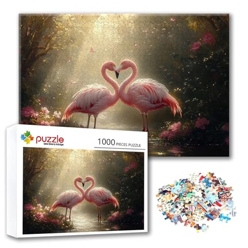Puzzle 500 Teile Flamingo, Puzzle Erwachsene 500 Teile Tier, Klassische Holzpuzzles 52 x 38 cm, Lernspiel Herausforderung Spielzeug, Zimmer Wanddeko, Einzigartiges Geschenk für Frauen/Männer X-0 Puzzle 500 Teile Flamingo, Puzzle Erwachsene 500 Teile Tier, Klassische Holzpuzzles 52 x 38 cm, Lernspiel Herausforderung Spielzeug, Zimmer Wanddeko, Einzigartiges Geschenk für Frauen/Männer X-0 von FeiPride