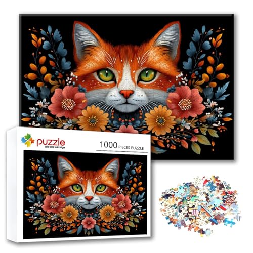 Puzzle 500 Teile Füchse, Puzzle Erwachsene 500 Teile Blume, Klassische Holzpuzzles 52 x 38 cm, Lernspiel Herausforderung Spielzeug, Zimmer Wanddeko, Einzigartiges Geschenk für Frauen/Männer M-2 Puzzle 500 Teile Füchse, Puzzle Erwachsene 500 Teile Blume, Klassische Holzpuzzles 52 x 38 cm, Lernspiel Herausforderung Spielzeug, Zimmer Wanddeko, Einzigartiges Geschenk für Frauen/Männer M-2 von FeiPride