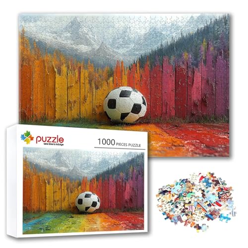 Puzzle 500 Teile Fußball, Puzzle Erwachsene 500 Teile Landschaft, Klassische Holzpuzzles 52 x 38 cm, Lernspiel Herausforderung Spielzeug, Zimmer Wanddeko, Einzigartiges Geschenk für Frauen/Männer O-2 Puzzle 500 Teile Fußball, Puzzle Erwachsene 500 Teile Landschaft, Klassische Holzpuzzles 52 x 38 cm, Lernspiel Herausforderung Spielzeug, Zimmer Wanddeko, Einzigartiges Geschenk für Frauen/Männer O-2 von FeiPride