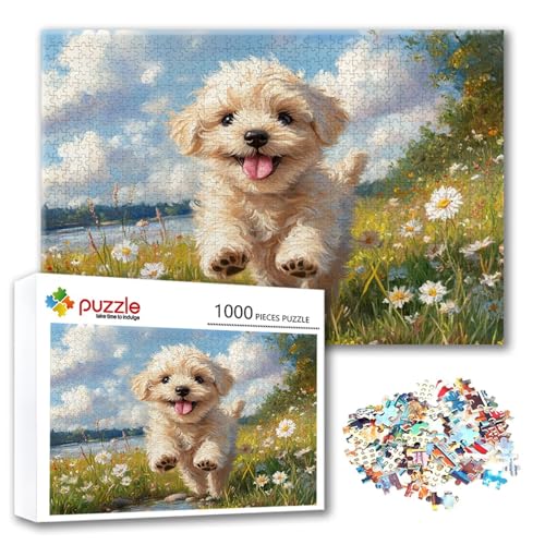 Puzzle 500 Teile Hund, Puzzle Erwachsene 500 Teile Tier, Klassische Holzpuzzles 52 x 38 cm, Lernspiel Herausforderung Spielzeug, Moderne Zimmer Wanddeko, Einzigartiges Geschenk für Frauen/Männer U-1 Puzzle 500 Teile Hund, Puzzle Erwachsene 500 Teile Tier, Klassische Holzpuzzles 52 x 38 cm, Lernspiel Herausforderung Spielzeug, Moderne Zimmer Wanddeko, Einzigartiges Geschenk für Frauen/Männer U-1 von FeiPride