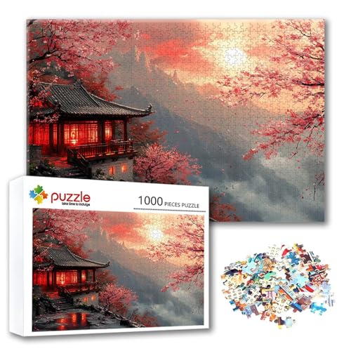 Puzzle 500 Teile Japan, Puzzle Erwachsene 500 Teile Landschaft, Klassische Holzpuzzles 52 x 38 cm, Lernspiel Herausforderung Spielzeug, Zimmer Wanddeko, Einzigartiges Geschenk für Frauen/Männer L-0 Puzzle 500 Teile Japan, Puzzle Erwachsene 500 Teile Landschaft, Klassische Holzpuzzles 52 x 38 cm, Lernspiel Herausforderung Spielzeug, Zimmer Wanddeko, Einzigartiges Geschenk für Frauen/Männer L-0 von FeiPride
