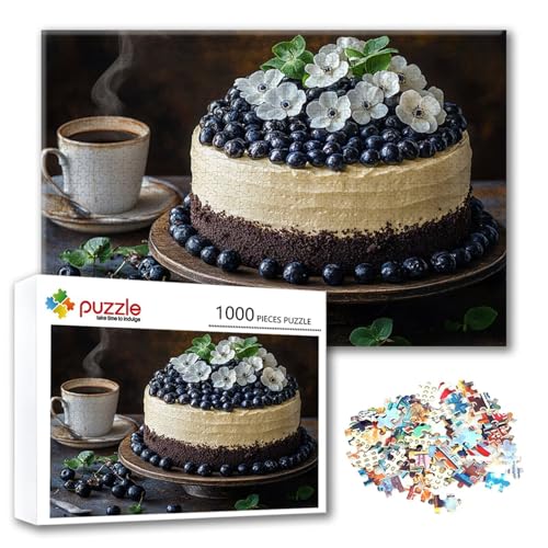 Puzzle 500 Teile Kuchen, Puzzle Erwachsene 500 Teile Kaffee, Klassische Holzpuzzles 52 x 38 cm, Lernspiel Herausforderung Spielzeug, Zimmer Wanddeko, Einzigartiges Geschenk für Frauen/Männer G-4 Puzzle 500 Teile Kuchen, Puzzle Erwachsene 500 Teile Kaffee, Klassische Holzpuzzles 52 x 38 cm, Lernspiel Herausforderung Spielzeug, Zimmer Wanddeko, Einzigartiges Geschenk für Frauen/Männer G-4 von FeiPride