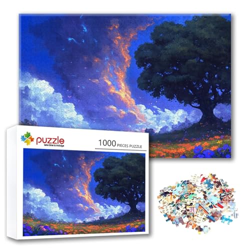 Puzzle 500 Teile Landschaft, Puzzle Erwachsene 500 Teile Baum, Klassische Holzpuzzles 52 x 38 cm, Lernspiel Herausforderung Spielzeug, Zimmer Wanddeko, Einzigartiges Geschenk für Frauen/Männer W-4 Puzzle 500 Teile Landschaft, Puzzle Erwachsene 500 Teile Baum, Klassische Holzpuzzles 52 x 38 cm, Lernspiel Herausforderung Spielzeug, Zimmer Wanddeko, Einzigartiges Geschenk für Frauen/Männer W-4 von FeiPride