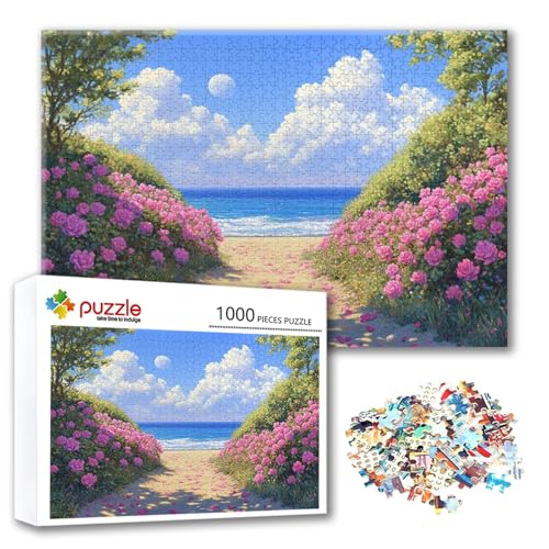 Puzzle 500 Teile Landschaft, Puzzle Erwachsene 500 Teile Meer, Klassische Holzpuzzles 52 x 38 cm, Lernspiel Herausforderung Spielzeug, Zimmer Wanddeko, Einzigartiges Geschenk für Frauen/Männer X-8 Puzzle 500 Teile Landschaft, Puzzle Erwachsene 500 Teile Meer, Klassische Holzpuzzles 52 x 38 cm, Lernspiel Herausforderung Spielzeug, Zimmer Wanddeko, Einzigartiges Geschenk für Frauen/Männer X-8 von FeiPride