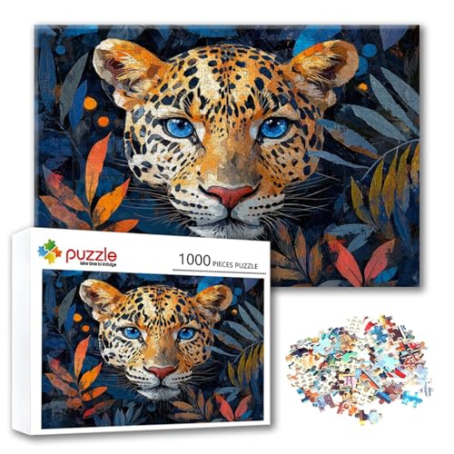 Puzzle 500 Teile Leopard, Puzzle Erwachsene 500 Teile Tier, Klassische Holzpuzzles 52 x 38 cm, Lernspiel Herausforderung Spielzeug, Zimmer Wanddeko, Einzigartiges Geschenk für Frauen/Männer T-5 Puzzle 500 Teile Leopard, Puzzle Erwachsene 500 Teile Tier, Klassische Holzpuzzles 52 x 38 cm, Lernspiel Herausforderung Spielzeug, Zimmer Wanddeko, Einzigartiges Geschenk für Frauen/Männer T-5 von FeiPride
