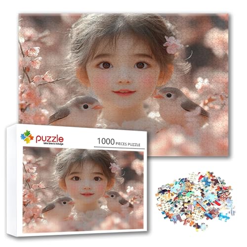 Puzzle 500 Teile Mädchen, Puzzle Erwachsene 500 Teile Blume, Klassische Holzpuzzles 52 x 38 cm, Lernspiel Herausforderung Spielzeug, Zimmer Wanddeko, Einzigartiges Geschenk für Frauen/Männer E-3 Puzzle 500 Teile Mädchen, Puzzle Erwachsene 500 Teile Blume, Klassische Holzpuzzles 52 x 38 cm, Lernspiel Herausforderung Spielzeug, Zimmer Wanddeko, Einzigartiges Geschenk für Frauen/Männer E-3 von FeiPride