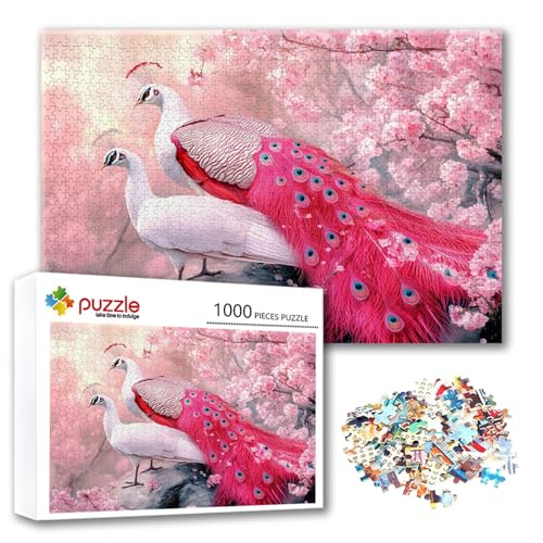 Puzzle 500 Teile Pfau, Puzzle Erwachsene 500 Teile Tier, Klassische Holzpuzzles 52 x 38 cm, Lernspiel Herausforderung Spielzeug, Moderne Zimmer Wanddeko, Einzigartiges Geschenk für Frauen/Männer D-9 Puzzle 500 Teile Pfau, Puzzle Erwachsene 500 Teile Tier, Klassische Holzpuzzles 52 x 38 cm, Lernspiel Herausforderung Spielzeug, Moderne Zimmer Wanddeko, Einzigartiges Geschenk für Frauen/Männer D-9 von FeiPride