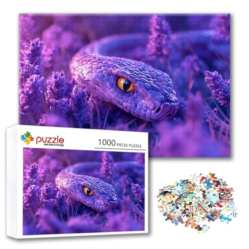 Puzzle 500 Teile Schlange, Puzzle Erwachsene 500 Teile Tier, Klassische Holzpuzzles 52 x 38 cm, Lernspiel Herausforderung Spielzeug, Zimmer Wanddeko, Einzigartiges Geschenk für Frauen/Männer D-0 Puzzle 500 Teile Schlange, Puzzle Erwachsene 500 Teile Tier, Klassische Holzpuzzles 52 x 38 cm, Lernspiel Herausforderung Spielzeug, Zimmer Wanddeko, Einzigartiges Geschenk für Frauen/Männer D-0 von FeiPride