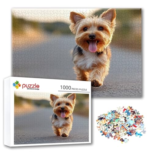 Puzzle 500 Teile Tier, Puzzle Erwachsene 500 Teile Hund, Klassische Holzpuzzles 52 x 38 cm, Lernspiel Herausforderung Spielzeug, Moderne Zimmer Wanddeko, Einzigartiges Geschenk für Frauen/Männer B-8 von FeiPride