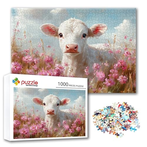Puzzle 500 Teile Tier, Puzzle Erwachsene 500 Teile Ochse, Klassische Holzpuzzles 52 x 38 cm, Lernspiel Herausforderung Spielzeug, Moderne Zimmer Wanddeko, Einzigartiges Geschenk für Frauen/Männer Q-6 Puzzle 500 Teile Tier, Puzzle Erwachsene 500 Teile Ochse, Klassische Holzpuzzles 52 x 38 cm, Lernspiel Herausforderung Spielzeug, Moderne Zimmer Wanddeko, Einzigartiges Geschenk für Frauen/Männer Q-6 von FeiPride