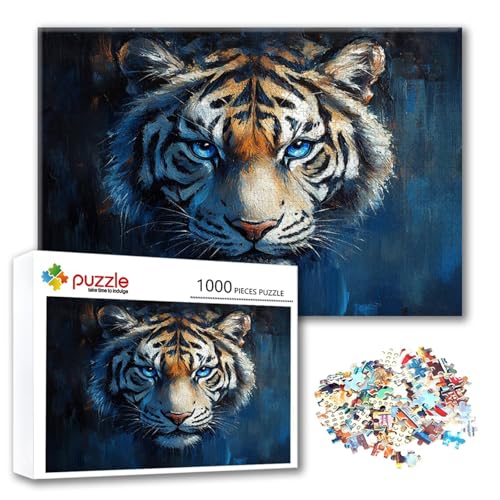Puzzle 500 Teile Tiger, Puzzle Erwachsene 500 Teile Tier, Klassische Holzpuzzles 52 x 38 cm, Lernspiel Herausforderung Spielzeug, Moderne Zimmer Wanddeko, Einzigartiges Geschenk für Frauen/Männer W-9 Puzzle 500 Teile Tiger, Puzzle Erwachsene 500 Teile Tier, Klassische Holzpuzzles 52 x 38 cm, Lernspiel Herausforderung Spielzeug, Moderne Zimmer Wanddeko, Einzigartiges Geschenk für Frauen/Männer W-9 von FeiPride