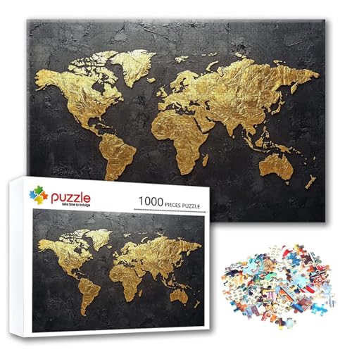 Puzzle 500 Teile Weltkarte, Puzzle Erwachsene 500 Teile Retro, Klassische Holzpuzzles 52 x 38 cm, Lernspiel Herausforderung Spielzeug, Zimmer Wanddeko, Einzigartiges Geschenk für Frauen/Männer T-0 Puzzle 500 Teile Weltkarte, Puzzle Erwachsene 500 Teile Retro, Klassische Holzpuzzles 52 x 38 cm, Lernspiel Herausforderung Spielzeug, Zimmer Wanddeko, Einzigartiges Geschenk für Frauen/Männer T-0 von FeiPride