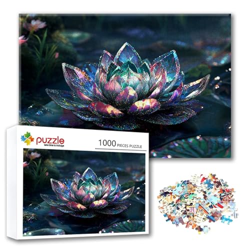 Puzzle Abstrakt Puzzle 4000 Teile Blume, Herausforderung Impossible Jigsaw, Erwachsene Wooden Jigsaw Spielzeug, Puzzlespiele für Die Ganze Familie Stressabbau, Geschenk für Frauen 140 x 87 cm A-8 von FeiPride