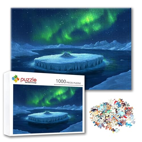 Puzzle Aurora Puzzle 300 Teile Landschaft, Herausforderung Impossible Jigsaw, Erwachsene Wooden Jigsaw Spielzeug, Puzzlespiele für Die Ganze Familie Stressabbau, Geschenk für Frauen 40 x 28 cm D-0 von FeiPride