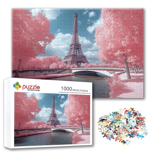 Puzzle Baum Puzzle 2000 Teile Turm, Herausforderung Impossible Jigsaw, Erwachsene Wooden Jigsaw Spielzeug, Puzzlespiele für Die Ganze Familie Stressabbau, Geschenk für Frauen Männer 100 x 70 cm U-1 von FeiPride