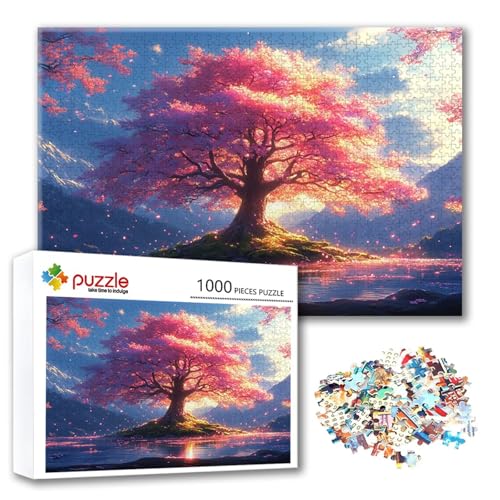 Puzzle Baum Puzzle 500 Teile Landschaft, Herausforderung Impossible Jigsaw, Erwachsene Wooden Jigsaw Spielzeug, Puzzlespiele für Die Ganze Familie Stressabbau, Geschenk für Frauen 52 x 38 cm I-3 Puzzle Baum Puzzle 500 Teile Landschaft, Herausforderung Impossible Jigsaw, Erwachsene Wooden Jigsaw Spielzeug, Puzzlespiele für Die Ganze Familie Stressabbau, Geschenk für Frauen 52 x 38 cm I-3 von FeiPride
