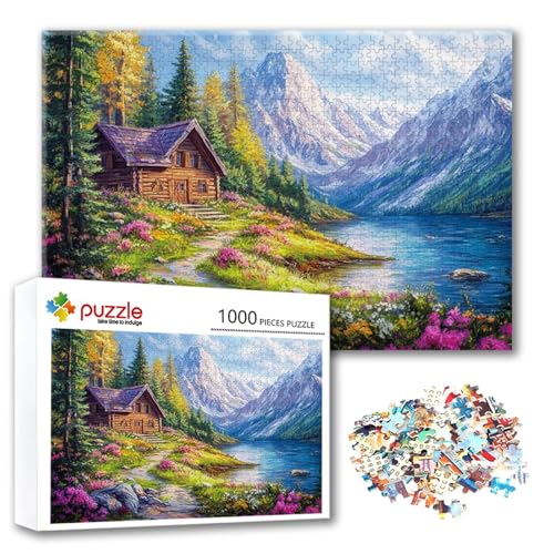 Puzzle Berg Puzzle 2000 Teile Landschaft, Herausforderung Impossible Jigsaw, Erwachsene Wooden Jigsaw Spielzeug, Puzzlespiele für Die Ganze Familie Stressabbau, Geschenk für Frauen 100 x 70 cm B-7 Puzzle Berg Puzzle 2000 Teile Landschaft, Herausforderung Impossible Jigsaw, Erwachsene Wooden Jigsaw Spielzeug, Puzzlespiele für Die Ganze Familie Stressabbau, Geschenk für Frauen 100 x 70 cm B-7 von FeiPride