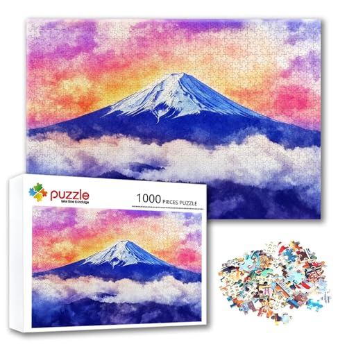 Puzzle Berg Puzzle 2000 Teile Landschaft, Herausforderung Impossible Jigsaw, Erwachsene Wooden Jigsaw Spielzeug, Puzzlespiele für Die Ganze Familie Stressabbau, Geschenk für Frauen 100 x 70 cm J-7 Puzzle Berg Puzzle 2000 Teile Landschaft, Herausforderung Impossible Jigsaw, Erwachsene Wooden Jigsaw Spielzeug, Puzzlespiele für Die Ganze Familie Stressabbau, Geschenk für Frauen 100 x 70 cm J-7 von FeiPride