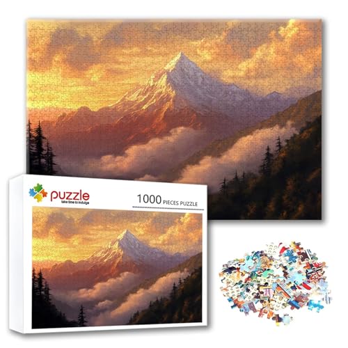 Puzzle Berg Puzzle 300 Teile Landschaft, Herausforderung Impossible Jigsaw, Erwachsene Wooden Jigsaw Spielzeug, Puzzlespiele für Die Ganze Familie Stressabbau, Geschenk für Frauen 40 x 28 cm X-6 Puzzle Berg Puzzle 300 Teile Landschaft, Herausforderung Impossible Jigsaw, Erwachsene Wooden Jigsaw Spielzeug, Puzzlespiele für Die Ganze Familie Stressabbau, Geschenk für Frauen 40 x 28 cm X-6 von FeiPride