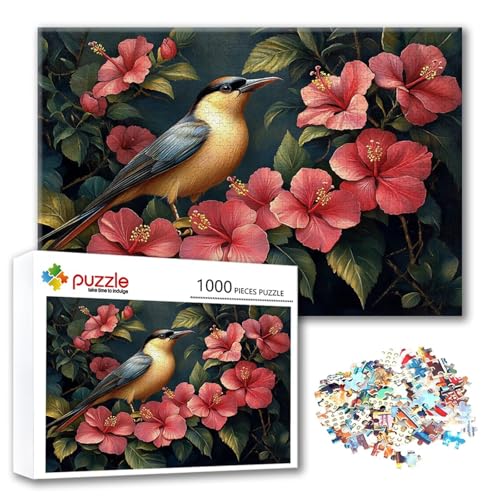 Puzzle Bird Puzzle 2000 Teile Blume, Herausforderung Impossible Jigsaw, Erwachsene Wooden Jigsaw Spielzeug, Puzzlespiele für Die Ganze Familie Stressabbau, Geschenk für Frauen Männer 100 x 70 cm R-4 Puzzle Bird Puzzle 2000 Teile Blume, Herausforderung Impossible Jigsaw, Erwachsene Wooden Jigsaw Spielzeug, Puzzlespiele für Die Ganze Familie Stressabbau, Geschenk für Frauen Männer 100 x 70 cm R-4 von FeiPride