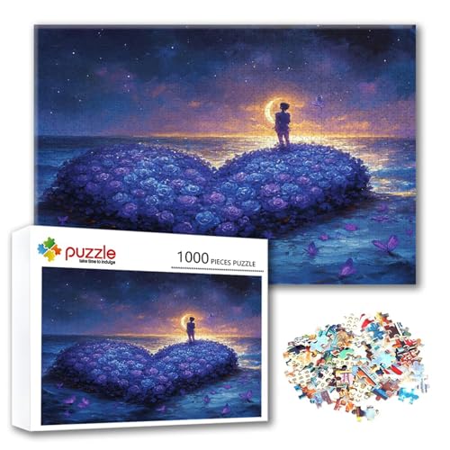 Puzzle Blume Puzzle 1000 Teile Rose, Herausforderung Impossible Jigsaw, Erwachsene Wooden Jigsaw Spielzeug, Puzzlespiele für Die Ganze Familie Stressabbau, Geschenk für Frauen Männer 75 x 50 cm X-5 Puzzle Blume Puzzle 1000 Teile Rose, Herausforderung Impossible Jigsaw, Erwachsene Wooden Jigsaw Spielzeug, Puzzlespiele für Die Ganze Familie Stressabbau, Geschenk für Frauen Männer 75 x 50 cm X-5 von FeiPride