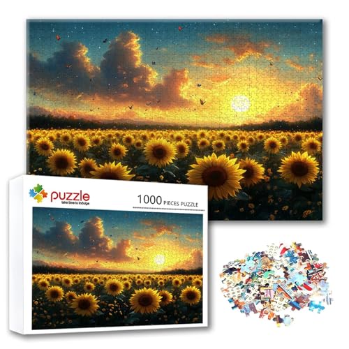 Puzzle Blume Puzzle 2000 Teile Sonnenblume, Herausforderung Impossible Jigsaw, Erwachsene Wooden Jigsaw, Puzzlespiele für Die Ganze Familie Stressabbau, Geschenk für Frauen Männer 100 x 70 cm O-3 Puzzle Blume Puzzle 2000 Teile Sonnenblume, Herausforderung Impossible Jigsaw, Erwachsene Wooden Jigsaw, Puzzlespiele für Die Ganze Familie Stressabbau, Geschenk für Frauen Männer 100 x 70 cm O-3 von FeiPride