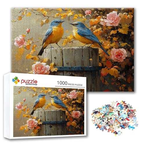 Puzzle Blume Puzzle 300 Teile Bird, Herausforderung Impossible Jigsaw, Erwachsene Wooden Jigsaw Spielzeug, Puzzlespiele für Die Ganze Familie Stressabbau, Geschenk für Frauen Männer 40 x 28 cm D-7 Puzzle Blume Puzzle 300 Teile Bird, Herausforderung Impossible Jigsaw, Erwachsene Wooden Jigsaw Spielzeug, Puzzlespiele für Die Ganze Familie Stressabbau, Geschenk für Frauen Männer 40 x 28 cm D-7 von FeiPride