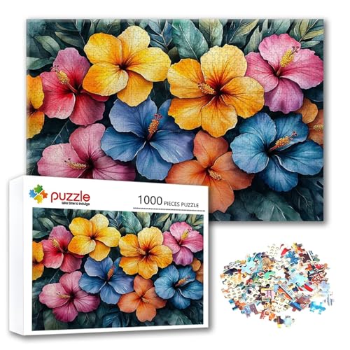 Puzzle Blume Puzzle 300 Teile Farbe, Herausforderung Impossible Jigsaw, Erwachsene Wooden Jigsaw Spielzeug, Puzzlespiele für Die Ganze Familie Stressabbau, Geschenk für Frauen Männer 40 x 28 cm F-1 Puzzle Blume Puzzle 300 Teile Farbe, Herausforderung Impossible Jigsaw, Erwachsene Wooden Jigsaw Spielzeug, Puzzlespiele für Die Ganze Familie Stressabbau, Geschenk für Frauen Männer 40 x 28 cm F-1 von FeiPride