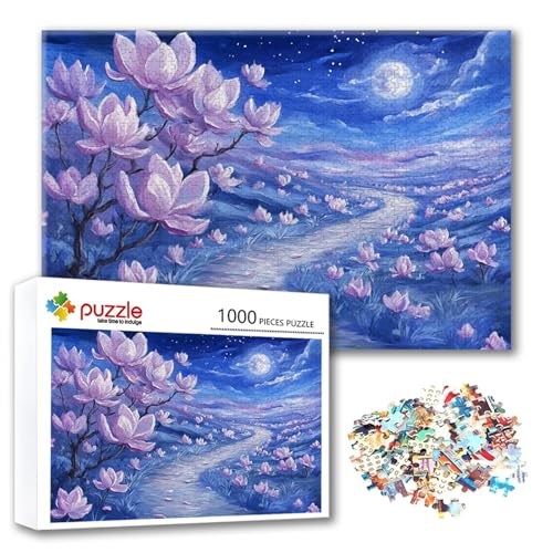 Puzzle Blume Puzzle 4000 Teile Mond, Herausforderung Impossible Jigsaw, Erwachsene Wooden Jigsaw Spielzeug, Puzzlespiele für Die Ganze Familie Stressabbau, Geschenk für Frauen Männer 140 x 87 cm B-5 Puzzle Blume Puzzle 4000 Teile Mond, Herausforderung Impossible Jigsaw, Erwachsene Wooden Jigsaw Spielzeug, Puzzlespiele für Die Ganze Familie Stressabbau, Geschenk für Frauen Männer 140 x 87 cm B-5 von FeiPride