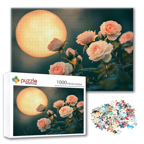 Puzzle Blume Puzzle 4000 Teile Mond, Herausforderung Impossible Jigsaw, Erwachsene Wooden Jigsaw Spielzeug, Puzzlespiele für Die Ganze Familie Stressabbau, Geschenk für Frauen Männer 140 x 87 cm G-3 Puzzle Blume Puzzle 4000 Teile Mond, Herausforderung Impossible Jigsaw, Erwachsene Wooden Jigsaw Spielzeug, Puzzlespiele für Die Ganze Familie Stressabbau, Geschenk für Frauen Männer 140 x 87 cm G-3 von FeiPride