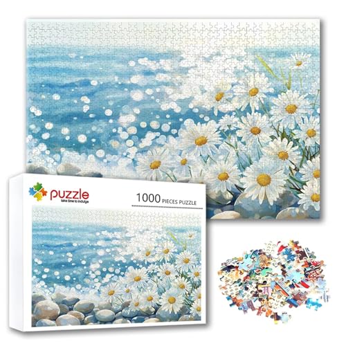 Puzzle Blume Puzzle 500 Teile Meer, Herausforderung Impossible Jigsaw, Erwachsene Wooden Jigsaw Spielzeug, Puzzlespiele für Die Ganze Familie Stressabbau, Geschenk für Frauen Männer 52 x 38 cm L-2 Puzzle Blume Puzzle 500 Teile Meer, Herausforderung Impossible Jigsaw, Erwachsene Wooden Jigsaw Spielzeug, Puzzlespiele für Die Ganze Familie Stressabbau, Geschenk für Frauen Männer 52 x 38 cm L-2 von FeiPride