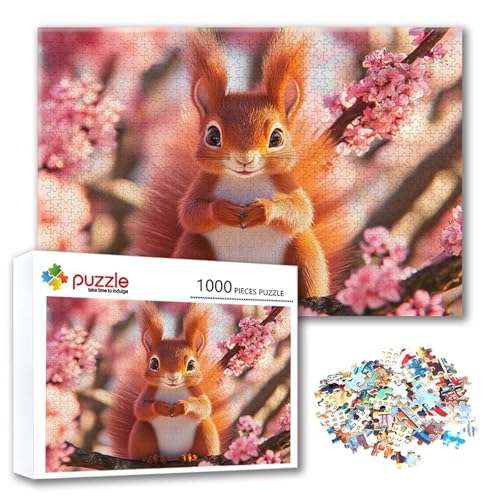 Puzzle Eichhörnchen Puzzle 4000 Teile Tier, Herausforderung Impossible Jigsaw, Erwachsene Wooden Jigsaw, Puzzlespiele für Die Ganze Familie Stressabbau, Geschenk für Frauen Männer 140 x 87 cm A-5 Puzzle Eichhörnchen Puzzle 4000 Teile Tier, Herausforderung Impossible Jigsaw, Erwachsene Wooden Jigsaw, Puzzlespiele für Die Ganze Familie Stressabbau, Geschenk für Frauen Männer 140 x 87 cm A-5 von FeiPride